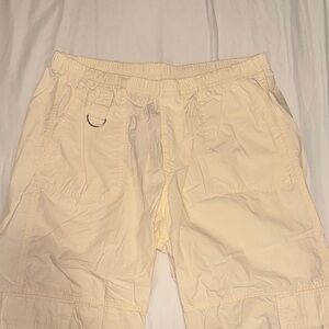NWT Cream Cargo Shorts
